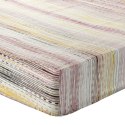 Prześcieradło bawełniane z gumką 100x200 Print 1 fioletowe pasy Eurofirany Prześcieradło bawełniane z gumką 100x200 Print 1 fioletowe pasy Eurofirany