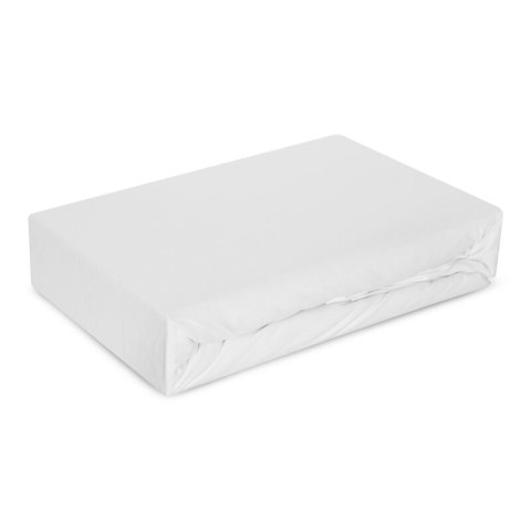 Prześcieradło z mikrofibry 220x200 Soft białe jednobarwne z gumką Prześcieradło z mikrofibry 220x200 Soft białe jednobarwne z gumką