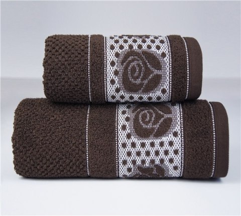 Ręcznik Dotti 70x130 esspresso brązowy 420 g/m2 frotte Greno Ręcznik Dotti 70x130 esspresso brązowy 420 g/m2 frotte Greno