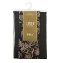 Obrus + bieżnik 140x220+33x220 Anita 1 czarny zdobiony wzorem roślinnym Eurofirany Obrus + bieżnik 140x220+33x220 Anita 1 czarny zdobiony wzorem roślinnym Eurofirany