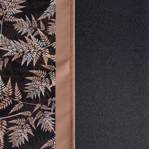Obrus + bieżnik 140x220+33x220 Anita 1 czarny zdobiony wzorem roślinnym Eurofirany Obrus + bieżnik 140x220+33x220 Anita 1 czarny zdobiony wzorem roślinnym Eurofirany