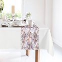 Obrus + bieżnik 140x220+33x220 Anita 4 biały zdobiony wzorem roślinnym Eurofirany Obrus + bieżnik 140x220+33x220 Anita 4 biały zdobiony wzorem roślinnym Eurofirany