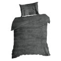 Pościel pluszowa 220x200 Flano 2 stalowa Eurofirany Pościel pluszowa 220x200 Flano 2 stalowa Eurofirany