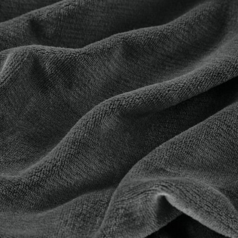 Prześcieradło z mikrofibry 180x200 Flano stalowe na wysoki materac 30 cm Eurofirany Prześcieradło z mikrofibry 180x200 Flano stalowe na wysoki materac 30 cm Eurofirany
