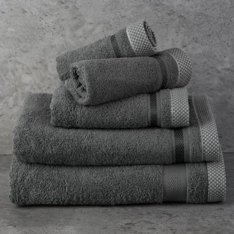 Ręcznik Abbie 5 50x90 stalowy 500g/m2 frotte Eurofirany Ręcznik Abbie 5 50x90 stalowy 500g/m2 frotte Eurofirany