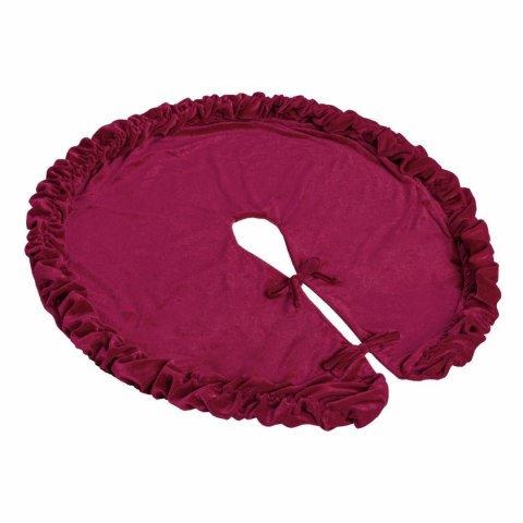 Dywanik pod choinkę 80 cm bordowy welurowy NL24 Dywanik pod choinkę 80 cm bordowy welurowy NL24