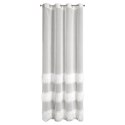 Firana gotowa 140x250 Margaret 4 kremowa pasy gotowa na przelotkach Eurofirany Firana gotowa 140x250 Margaret 4 kremowa pasy gotowa na przelotkach Eurofirany
