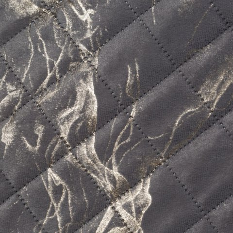 Narzuta dekoracyjna 170x210 Luiz 6 stalowa złota welurowa geometryczna Narzuta dekoracyjna 170x210 Luiz 6 stalowa złota welurowa geometryczna