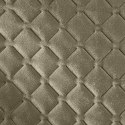 Narzuta dekoracyjna 200x220 Dimon beżowa ciemna geometryczna welurowa Eurofirany Narzuta dekoracyjna 200x220 Dimon beżowa ciemna geometryczna welurowa Eurofirany