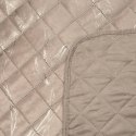 Narzuta dekoracyjna 200x220 Luiz 6 beżowa złota welurowa geometryczna Narzuta dekoracyjna 200x220 Luiz 6 beżowa złota welurowa geometryczna