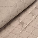 Narzuta dekoracyjna 200x220 Luiz 6 beżowa złota welurowa geometryczna Narzuta dekoracyjna 200x220 Luiz 6 beżowa złota welurowa geometryczna