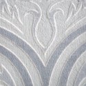 Pościel welurowa 220x200 Flano 5 srebrna szara ornamenty Eurofirany Pościel welurowa 220x200 Flano 5 srebrna szara ornamenty Eurofirany