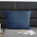 Poszewka satynowa 70x80 granatowa jednobarwna I24 Poszewka satynowa 70x80 granatowa jednobarwna I24