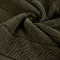Ręcznik Emma 10 50x90 zielony ciemny 500g/m2 frotte Eurofirany Ręcznik Emma 10 50x90 zielony ciemny 500g/m2 frotte Eurofirany