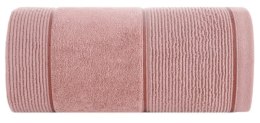 Ręcznik Emma 5 50x90 pudrowy różowy 500g/m2 frotte Eurofirany