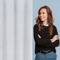 Firana 140x250 Cindy biała gotowa na przelotkach Eurofirany