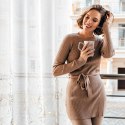 Firana 140x250 Marta biała gotowa na przelotkach Eurofirany