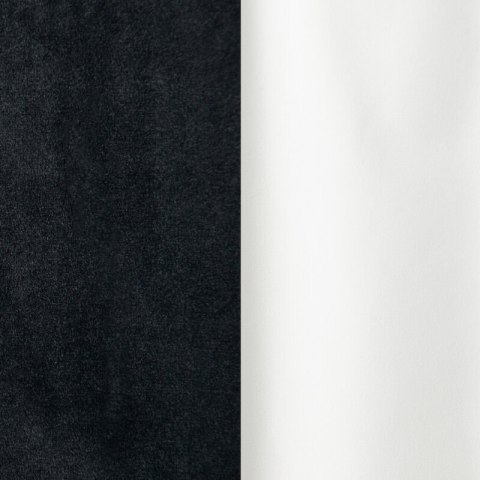 Zasłona 140x250 Nita czarna gotowa na przelotkach Eurofirany Zasłona 140x250 Nita czarna gotowa na przelotkach Eurofirany