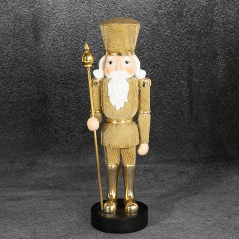 Figurka świąteczna Dziadek do orzechów 198 10x32 złoty Eurofirany Figurka świąteczna Dziadek do orzechów 198 10x32 złoty Eurofirany