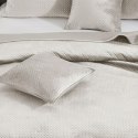 Narzuta welurowa 140x200 Maya beżowa jasna geometryczna krzyżyki I24