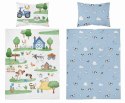 Pościel bawełniana 90x120 4999 B Farma biała niebieska zielona poszewka 40x60 Mayamoo 22 Pościel bawełniana 90x120 4999 B Farma biała niebieska zielona poszewka 40x60 Mayamoo 22