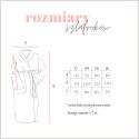 Szlafrok gofrowany XXL biały Gofer Wafel Uniseks Szlafrok gofrowany XXL biały Gofer Wafel Uniseks