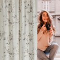 Zasłona 140x270 Selena kremowa złota gałązki gotowa na taśmie Eurofirany Zasłona 140x270 Selena kremowa złota gałązki gotowa na taśmie Eurofirany