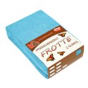 Prześcieradło frotte z gumką 120x200 turkusowe 030 grube 200g/m2 KARO Prześcieradło frotte z gumką 120x200 turkusowe 030 grube 200g/m2 KARO