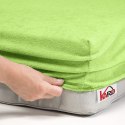 Prześcieradło frotte z gumką 140x200 limonkowe 058 grube 200g/m2 KARO Prześcieradło frotte z gumką 140x200 limonkowe 058 grube 200g/m2 KARO