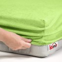 Prześcieradło frotte z gumką 160x200 limonkowe 058 grube 200g/m2 KARO