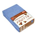 Prześcieradło frotte z gumką 160x200 niebieskie 038 grube 200g/m2 KARO Prześcieradło frotte z gumką 160x200 niebieskie 038 grube 200g/m2 KARO