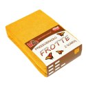 Prześcieradło frotte z gumką 200x220 musztardowe słoneczne 005 grube 200g/m2 KARO Prześcieradło frotte z gumką 200x220 musztardowe słoneczne 005 grube 200g/m2 KARO