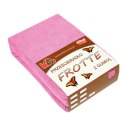 Prześcieradło frotte z gumką 200x220 różowe 020 grube 200g/m2 KARO Prześcieradło frotte z gumką 200x220 różowe 020 grube 200g/m2 KARO
