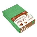 Prześcieradło frotte z gumką 200x220 zielone groszkowe 015 grube 200g/m2 KARO Prześcieradło frotte z gumką 200x220 zielone groszkowe 015 grube 200g/m2 KARO
