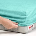 Prześcieradło frotte z gumką 90x200 miętowe 054 grube 200g/m2 KARO Prześcieradło frotte z gumką 90x200 miętowe 054 grube 200g/m2 KARO