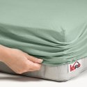 Prześcieradło jersey z gumką 80x160 oliwkowe 013 grube 150g/m2 KARO Prześcieradło jersey z gumką 80x160 oliwkowe 013 grube 150g/m2 KARO