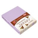 Prześcieradło jersey z gumką 80x160 wrzosowe 036 grube 150g/m2 KARO Prześcieradło jersey z gumką 80x160 wrzosowe 036 grube 150g/m2 KARO