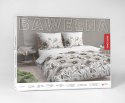 Pościel bawełniana 220x200 biała beżowa szara kwiaty 5249 A Bawełna 48 Pościel bawełniana 220x200 biała beżowa szara kwiaty 5249 A Bawełna 48