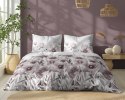 Pościel bawełniana 220x200 biała różowa kwiaty 5249 B Bawełna 48 Pościel bawełniana 220x200 biała różowa kwiaty 5249 B Bawełna 48