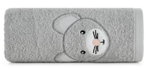 Ręcznik dziecięcy 50x90 Baby 71 srebrny myszka 450 g/m2 Eurofirany