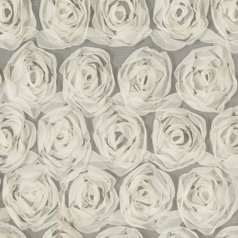 Zasłona 140x250 Roses 1 kremowa z aplikacją w kształcie róż gotowa na przelotkach Eurofirany Zasłona 140x250 Roses 1 kremowa z aplikacją w kształcie róż gotowa na przelotkach Eurofirany
