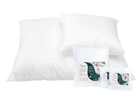 Poduszka antyalergiczna 40x40 Cotton gładka 200g biała AMZ Poduszka antyalergiczna 40x40 Cotton gładka 200g biała AMZ