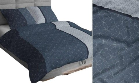 Pościel bawełniana 160x200 grafitowa szara geometria paski 4894 B bawełna Max Pościel bawełniana 160x200 grafitowa szara geometria paski 4894 B bawełna Max