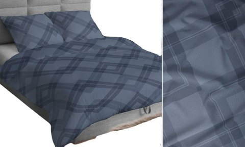 Poszewka bawełniana 50x60 niebieska ciemna granatowa geometria 4895 A bawełna Max Poszewka bawełniana 50x60 niebieska ciemna granatowa geometria 4895 A bawełna Max
