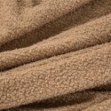 Koc narzuta 150x200 Bukla 2 beżowy baranek z mikrofibry Eurofirany