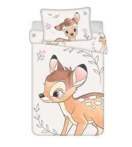 Pościel bawełniana 100x135 Bambi sarenka beżowa do łóżeczka 4768 poszewka 40x60 JF24