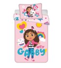 Pościel bawełniana 100x135 Koci domek Gabi różowa poszewka 40x60 Gabby`s Dollhouse JF24 Pościel bawełniana 100x135 Koci domek Gabi różowa poszewka 40x60 Gabby`s Dollhouse JF24