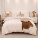 Pościel z mikrofibry 220x200 Cozy kremowa miś pluszowa I23 Pościel z mikrofibry 220x200 Cozy kremowa miś pluszowa I23