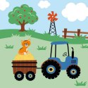 Poszewka bawełniana 40x40 Farma zielona niebieska PSBA 39 A Mayamoo 26 Poszewka bawełniana 40x40 Farma zielona niebieska PSBA 39 A Mayamoo 26