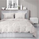 Pościel bawełniana 220x200 beżowa liście 4565 C Bawełna 37 Pościel bawełniana 220x200 beżowa liście 4565 C Bawełna 37